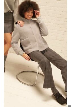 CAPPETTA TESSUTO PELOSETTO CON TASCHE TOPPA 40-52 C.C.38