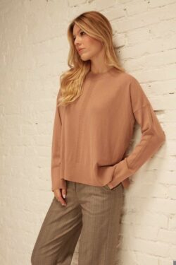 MAGLIA GIROCOLLO OVER IN VISCOSA  S/M-M/L C.C.4