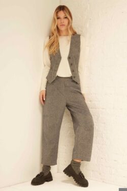 MAGLIA SCOLLO BARCHETTA  MISTO LANA  S/M-M/L C.C.5