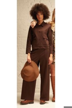 GIACCA PUNTO MILANO CON BOTTONI E TASCONI  XS-XXXL C.C.11