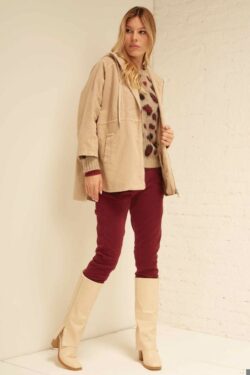 PARKA OVER IN FUSTAGNO CON MANICA 3/4 XS-XL C.C.16