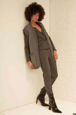 PANTALONE SKINNY AMMAGLIATO MACULATO  XS-XL C.C.UNICA