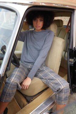 MAGLIA GIROCOLLO OVER LANA LUREX S-M-L C.C.6