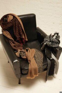 SCIARPA 3 VELI DISEGNO SAVANA  unica C.C.71