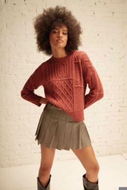 MAGLIA GIROCOLLO MIX DISEGNI  S-M-L C.C.50