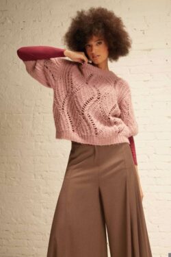 PONCHO GIROCOLLO IN MOHAIR  S-M-L C.C.48