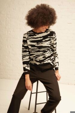 MAGLIA  GIROCOLLO FANTASIA  MACCHIA S-XL C.C.30