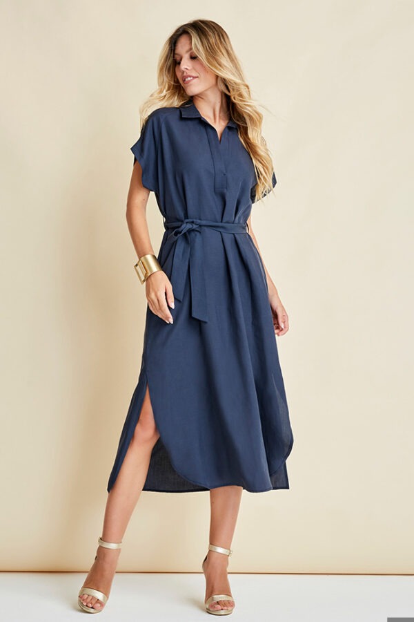 ABITO MANICA KIMONO TENCEL LINO