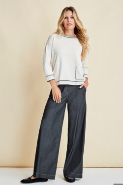 MAGLIA MANICA LUNGA CON TASCA TOPPA