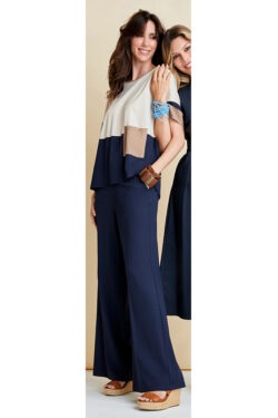 PANTALONE AMPIO IN VISCOSA NYLON