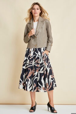 GIACCA A SCATOLA MONO PETTO IN ECO PELLE