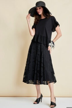 GONNA PIZZO ELASTICO VITA