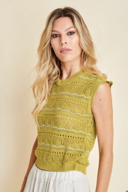 LUREX AND AJOUR TANK TOP