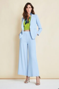 PANTALONE AMPIO IN FLUIDO CREPE