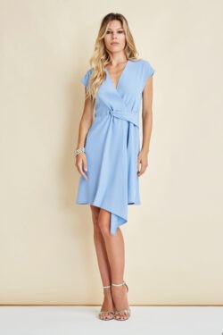 ABITO INCROCIO DAVANTI IN TESSUTO FLUIDO