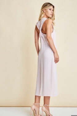 ABITO CON NODO DIETRO IN TESSUTO  FLUIDO