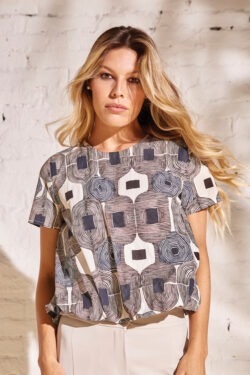 CAMICIA RIMBORSATA IN COTONE FANTASIA