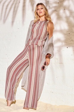 CARDIGAN LUNGO COTONE LUREX