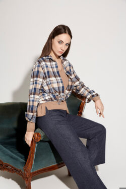 CAMICIA IN CHECK FLANELLATO  XS-XL C.C.UNIQUE