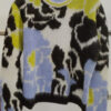 BRUSHED CREW NECK WITH ABSTRACT PATTERN S-M-L C.C.52