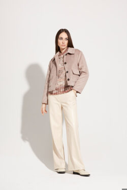 GIACCA CAMICIA IN VELLUTO IMBOTTITO XS-XL C.C.16