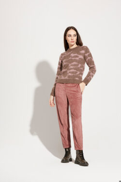 PANTALONE CAROTA IN VELLUTO XS-XL C.C.16