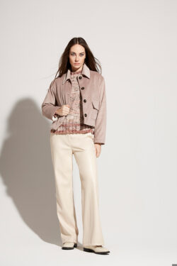 PANTALONE IN ECOPELLE  AMPIO CON ZIP  XS-XL C.C.20