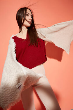 PONCHO VISCOSA MICROPAILLETTES S-M-L C.C.12