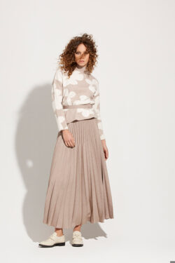 MAGLIA SCATOLETTA IN VISCOSA FANTASIA FIORE S-M-L C.C.2